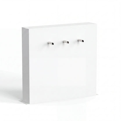 Teichwand Tivo mit Einlaufrohre aus Aluminium