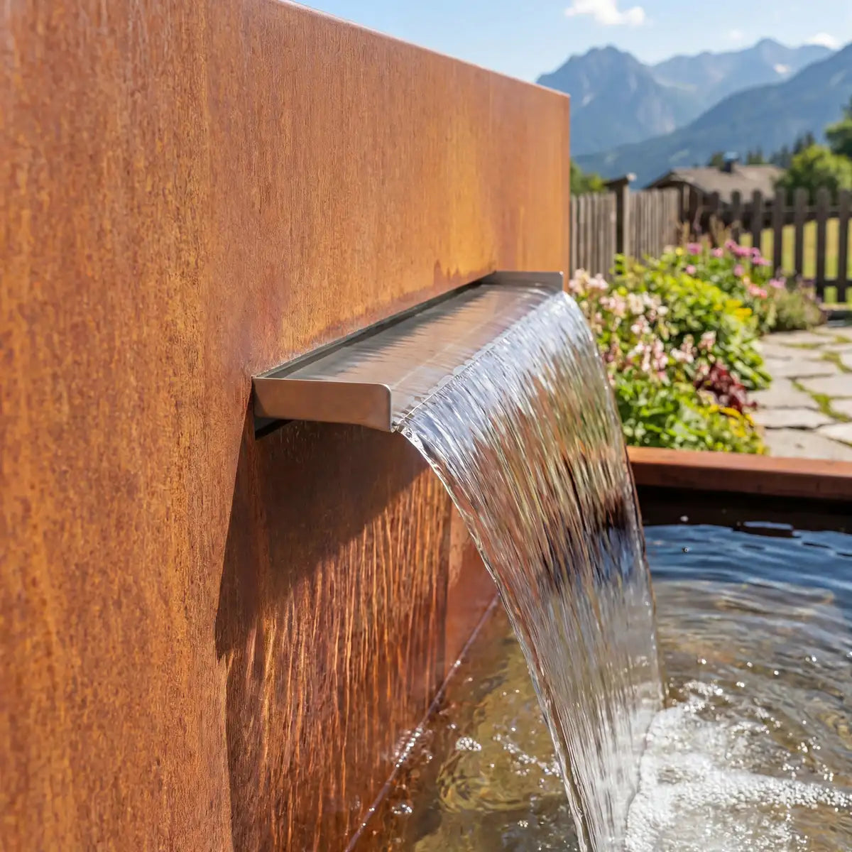 Wasserfall A • Cortenstahl