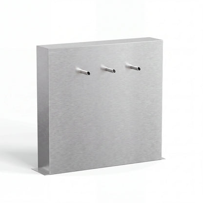 Teichwand Tivo mit Einlaufrohre aus Edelstahl