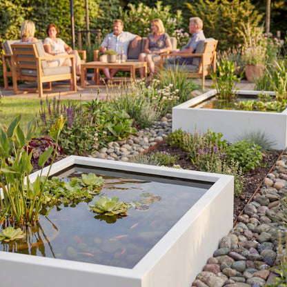 Wasserbecken Q • Aluminium