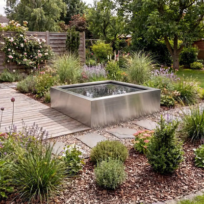 Wasserbecken Q • Edelstahl