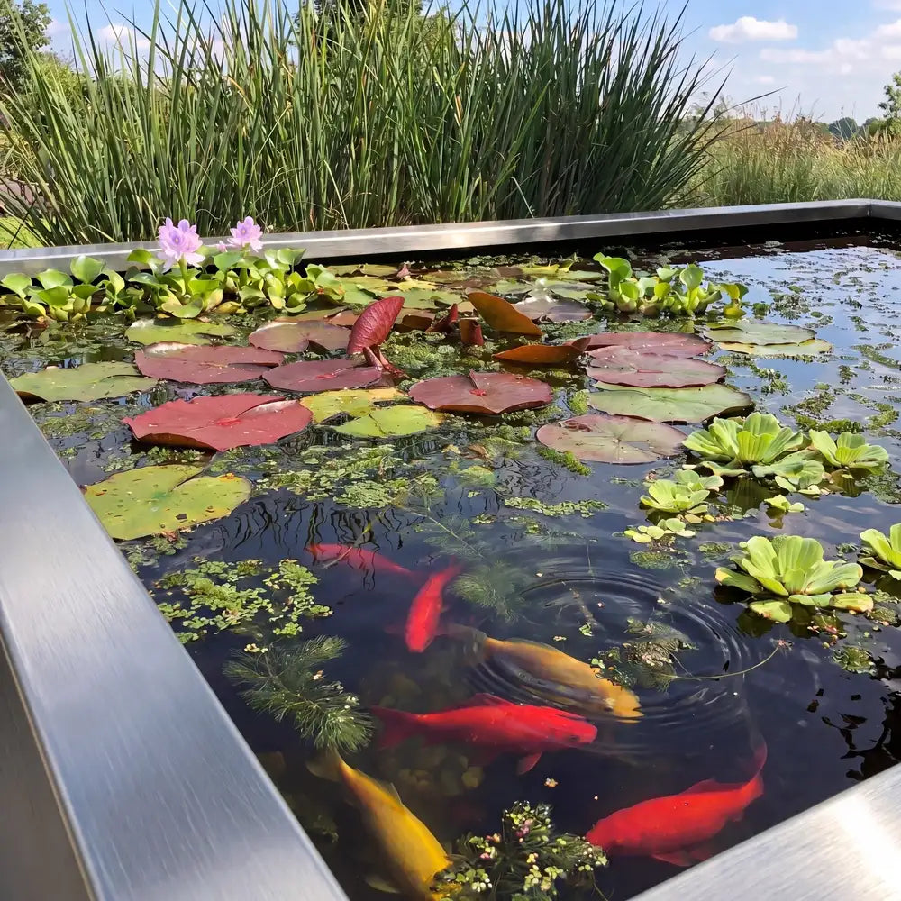 Wasserbecken Q • Edelstahl