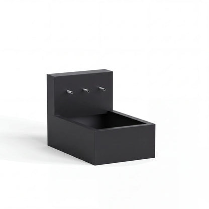 Wasserbecken mit Einlaufrohren aus Aluminium • Set 1