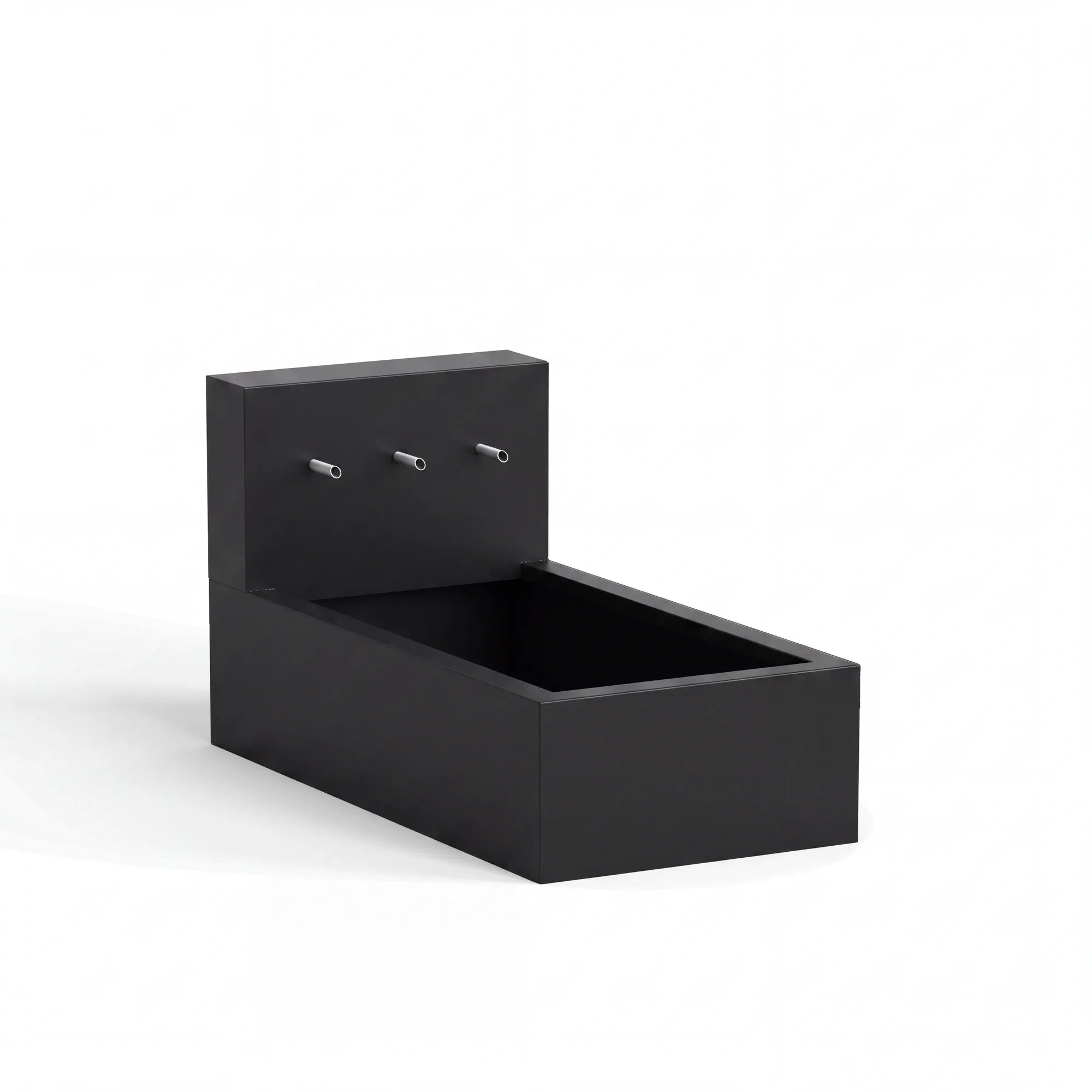 Wasserbecken mit Einlaufrohren aus Aluminium • Set 1