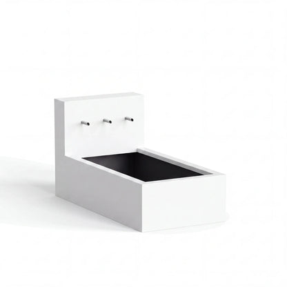 Wasserbecken mit Einlaufrohren aus Aluminium • Set 1