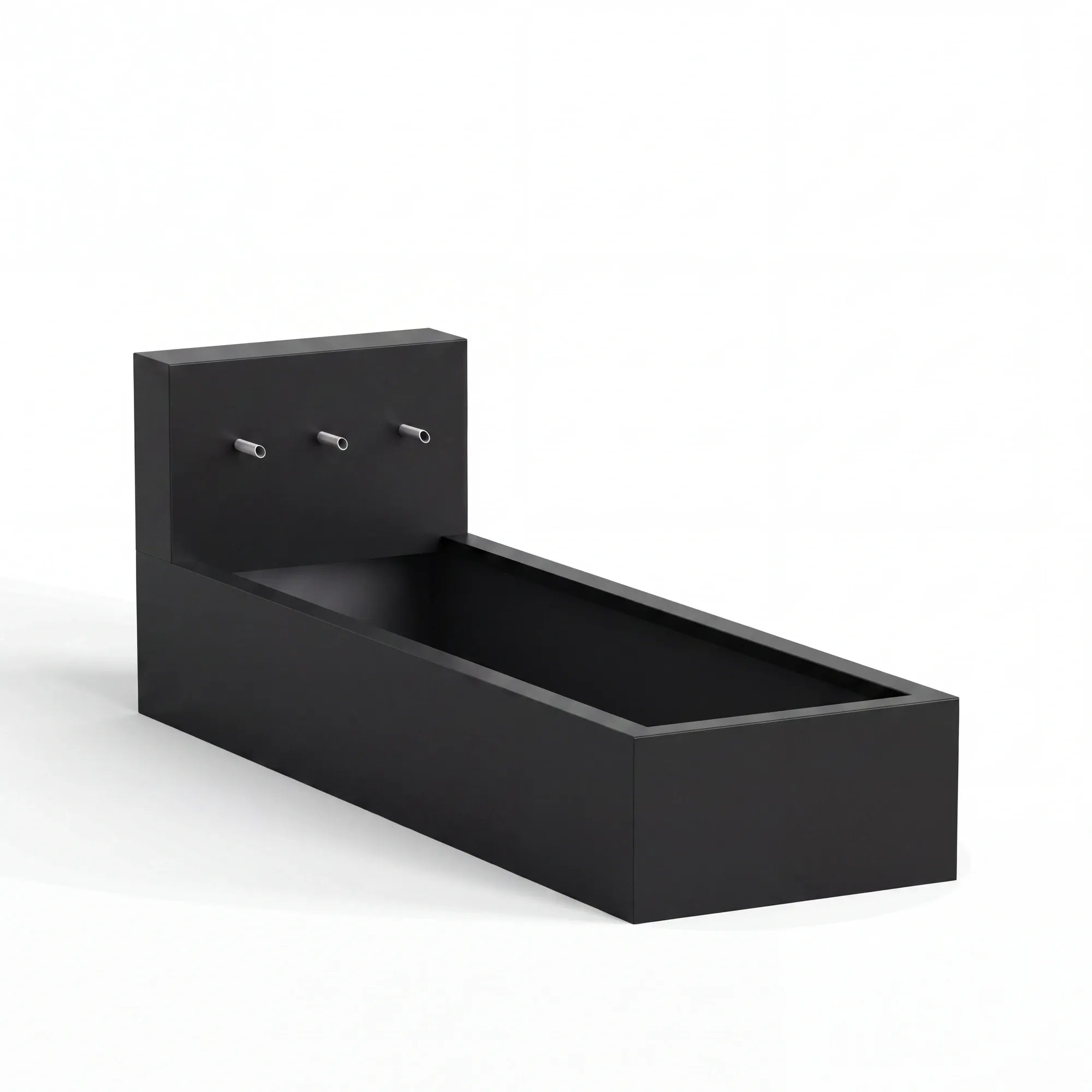 Wasserbecken mit Einlaufrohren aus Aluminium • Set 1