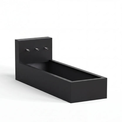 Wasserbecken mit Einlaufrohren aus Aluminium • Set 1