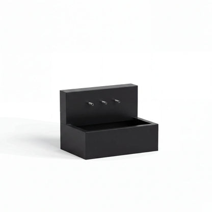 Wasserbecken mit Wasserfall aus Aluminium • Set 2 mit Einlaufrohren