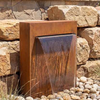 Wasserfall F • Cortenstahl