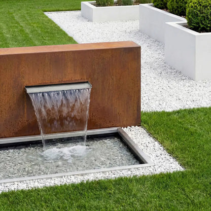 Wasserfall F • Cortenstahl