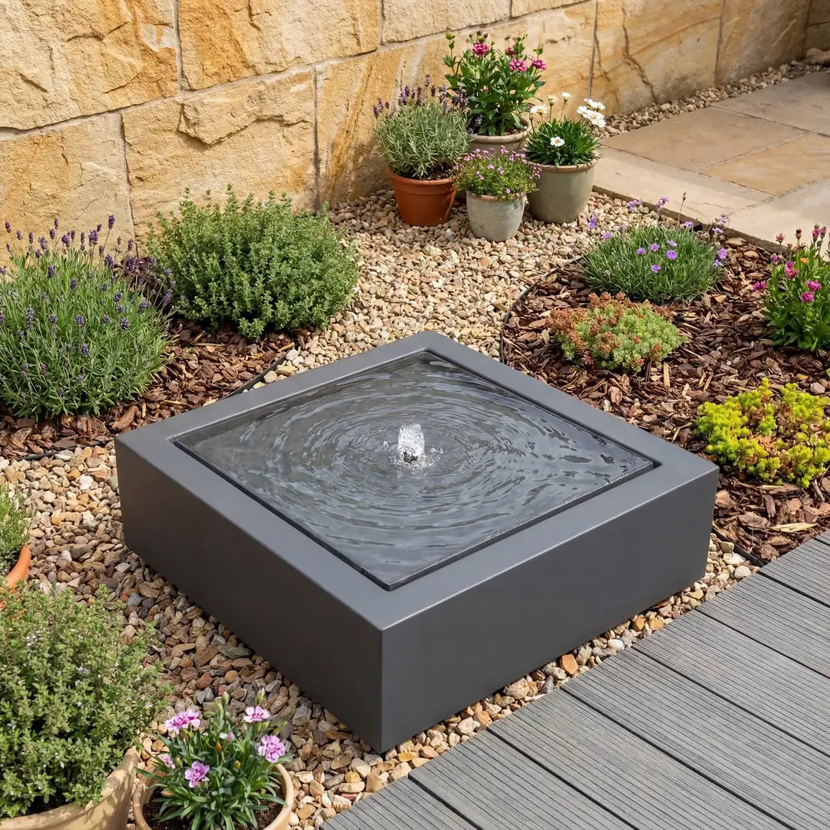 Wassertisch Q • Aluminium