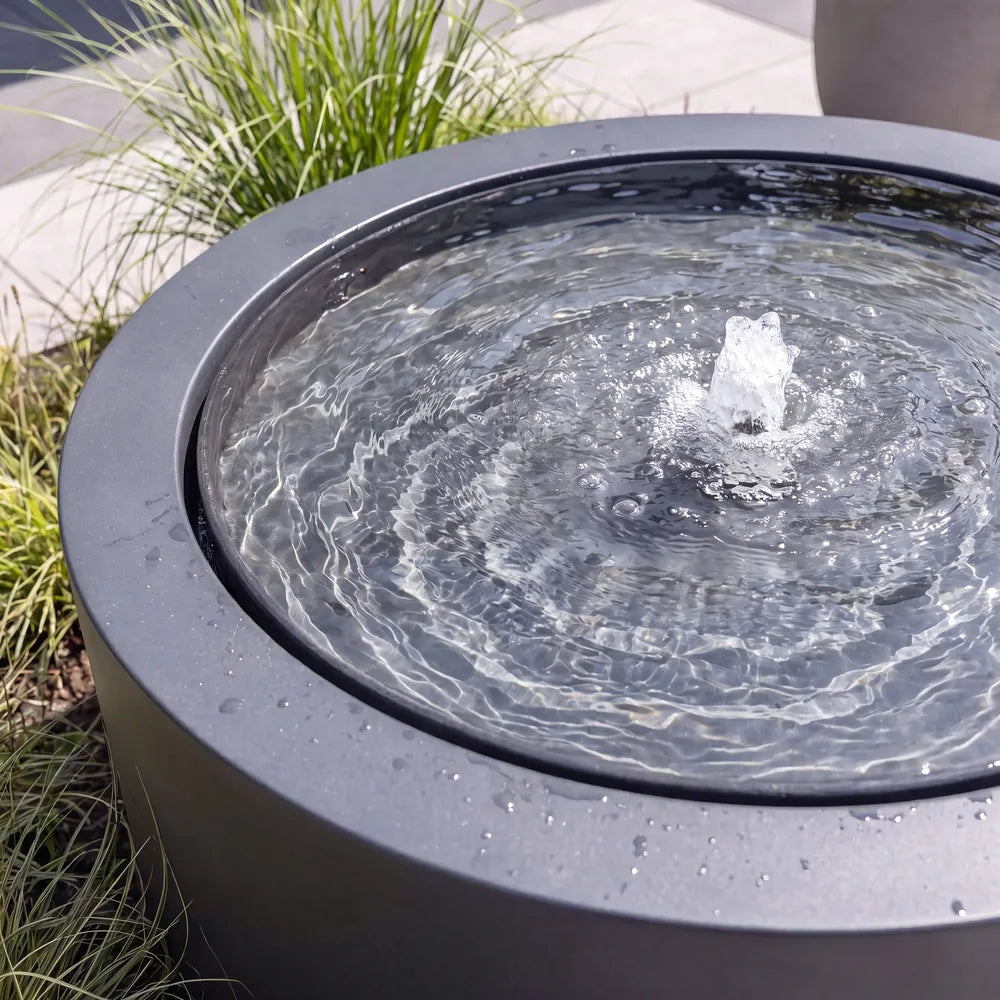Wassertisch Rivo-Rund aus Aluminium