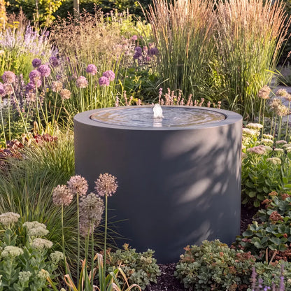 Wassertisch Rivo-Rund aus Aluminium