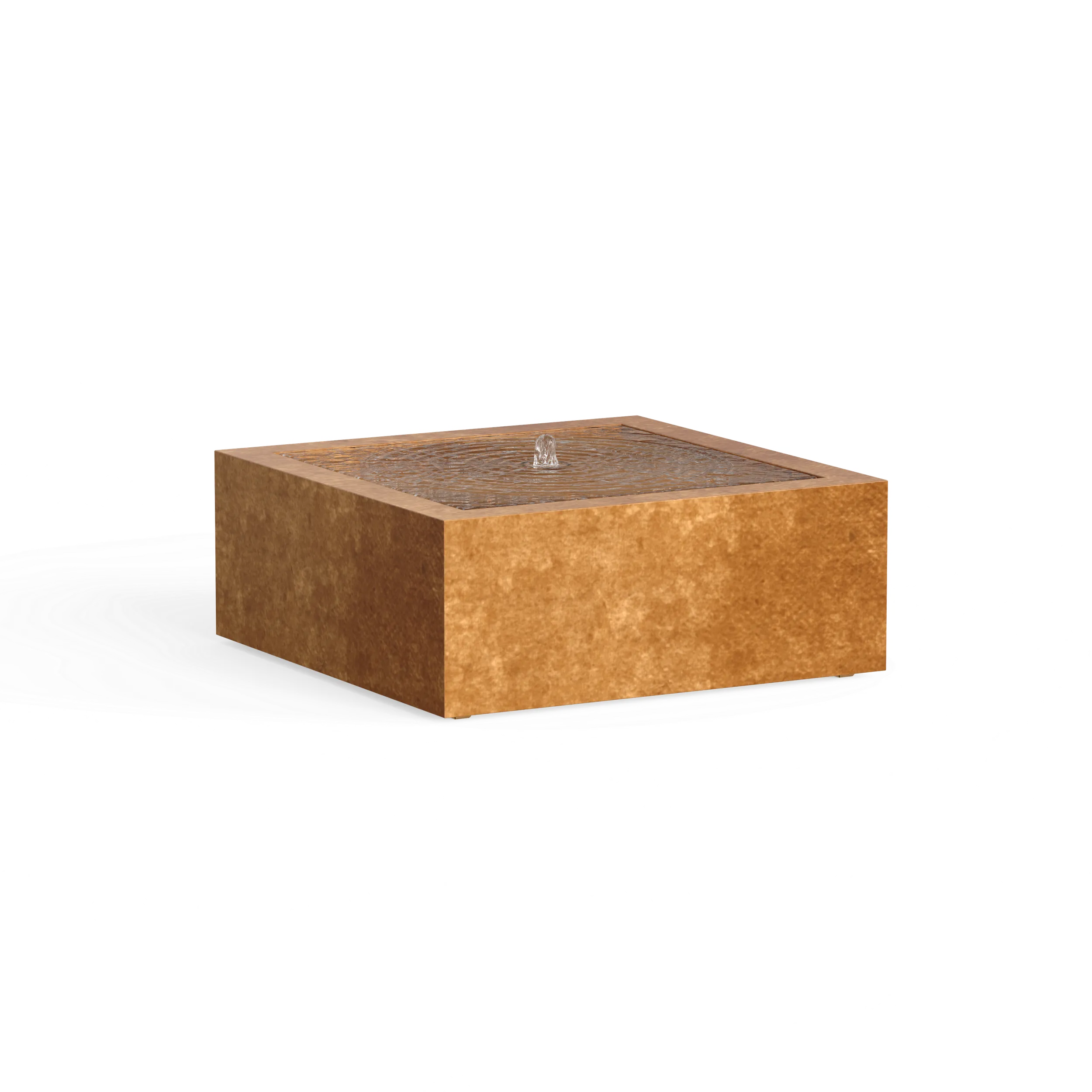 Wassertisch Q • Cortenstahl