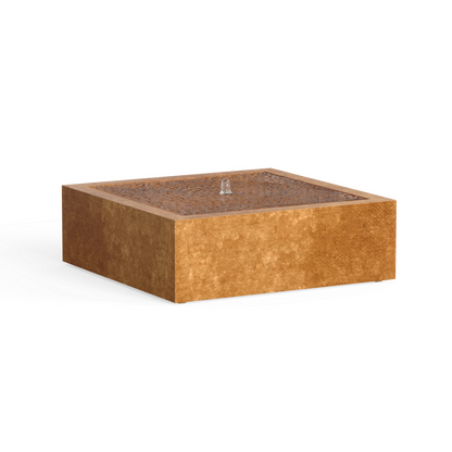 Wassertisch Q • Cortenstahl