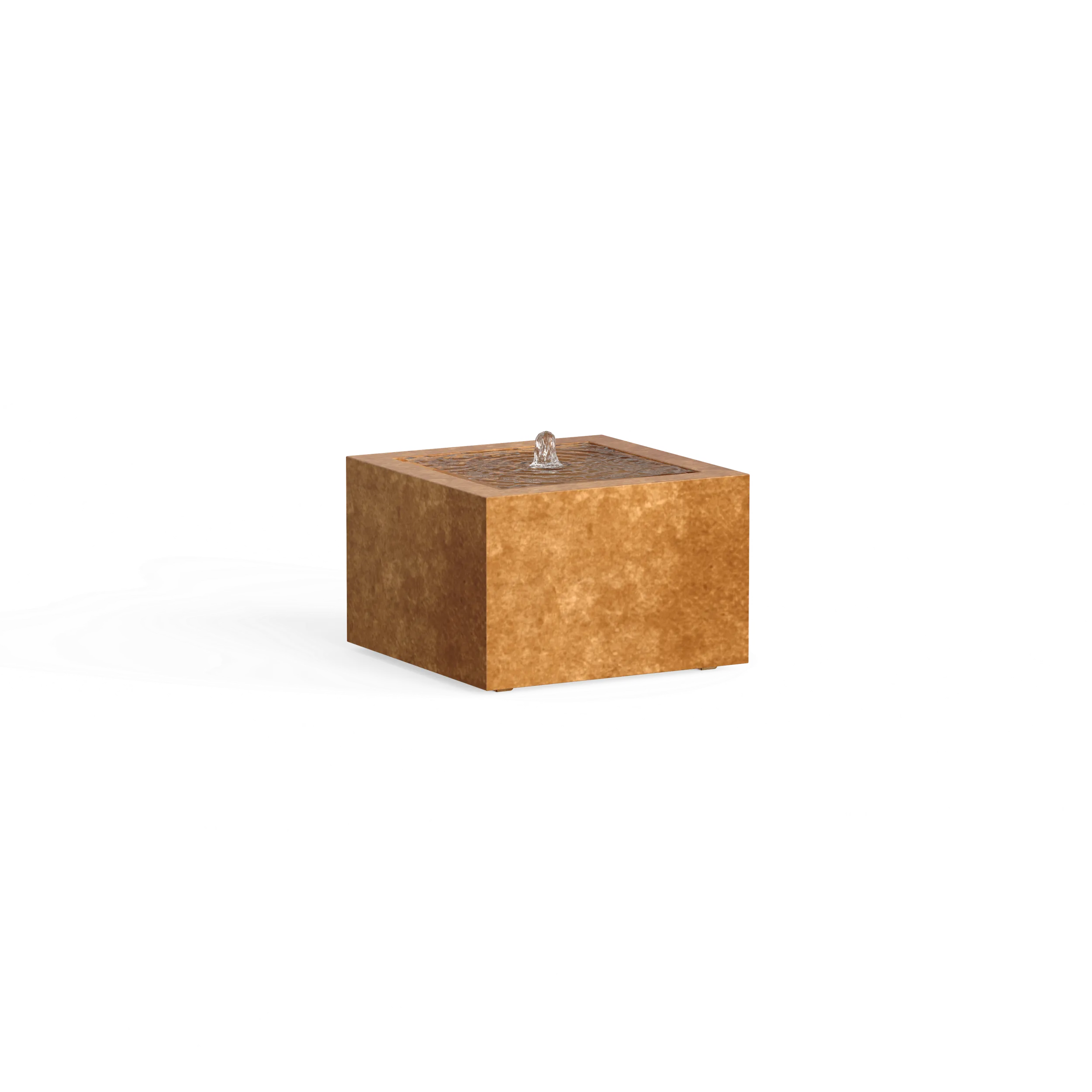 Wassertisch Q • Cortenstahl