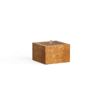 Wassertisch Q • Cortenstahl