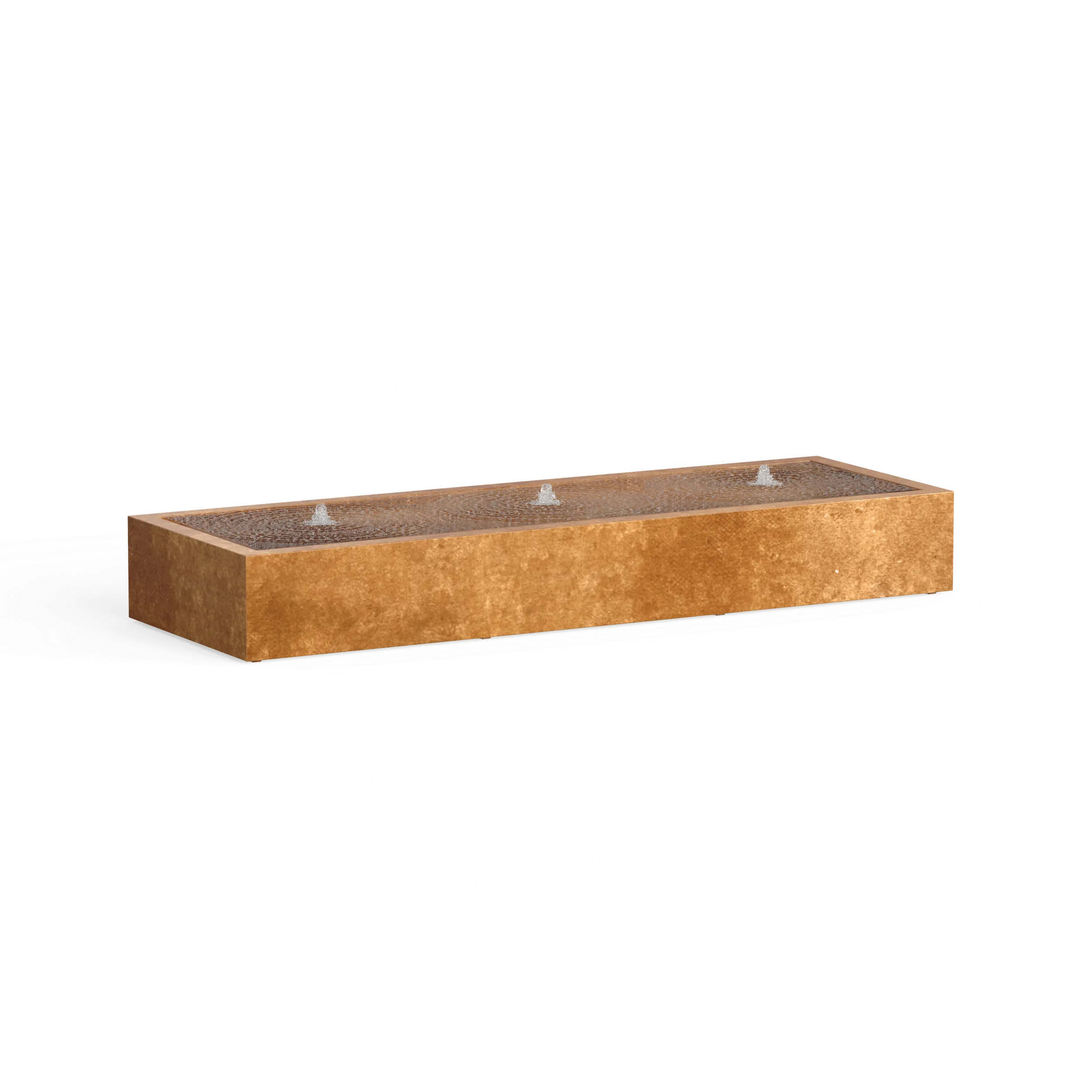 Wassertisch R • Cortenstahl