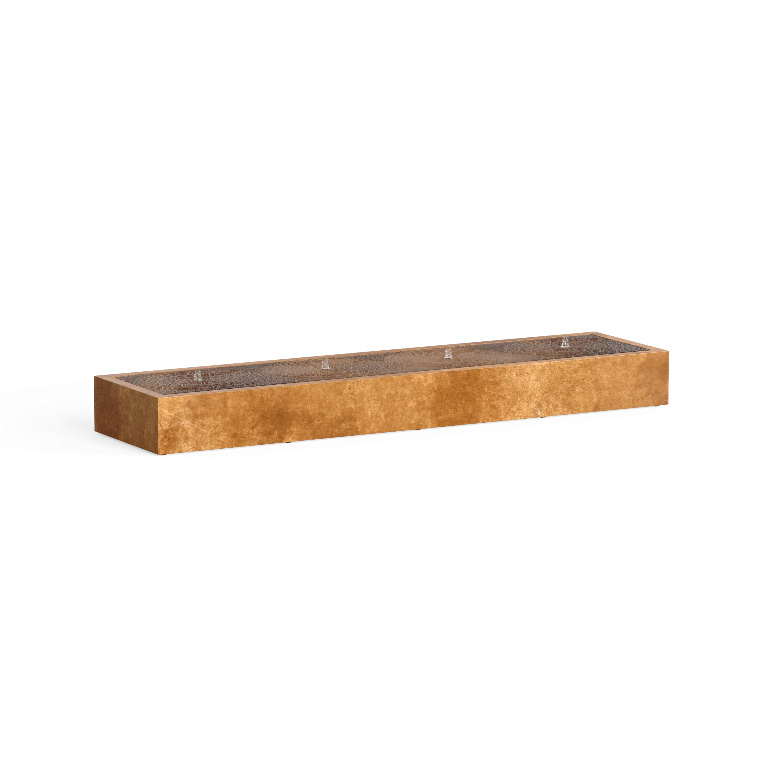 Wassertisch R • Cortenstahl