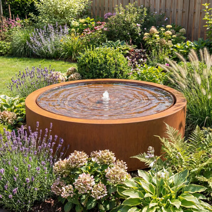 Wassertisch RR • Cortenstahl