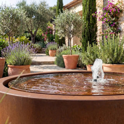 Wassertisch RR • Cortenstahl