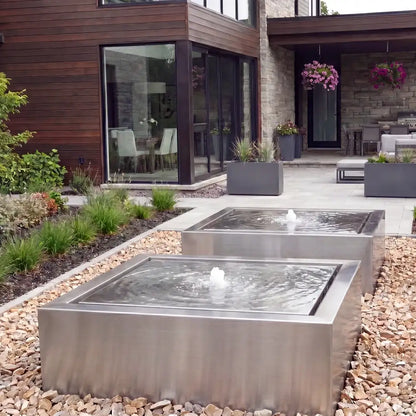 Wassertisch Q • Edelstahl